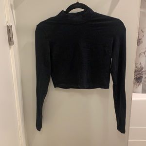 TNA high neck cropped long sleeve